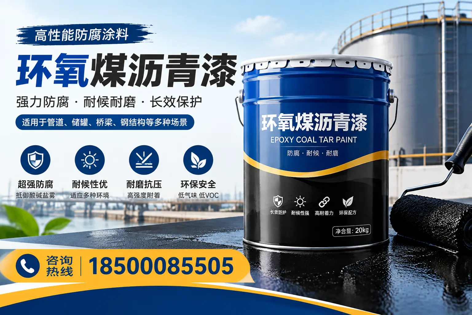 环氧煤沥青漆的施工步骤详解，德阳装修必备知识